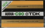 Compact Cassette TDK Audua 90 Type I Normal 1975 Europe, USA
