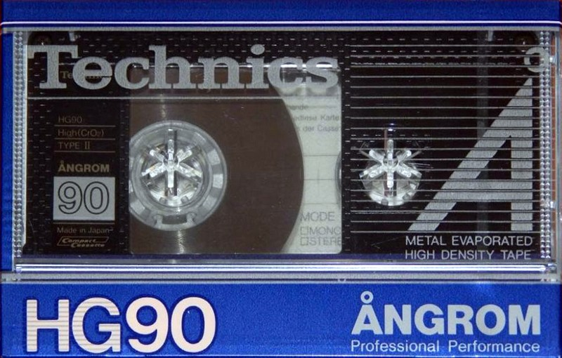 Compact Cassette Technics HG 90 "RT-HG90" Type II Chrome 1985 Europe