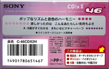 Compact Cassette Sony CDix II 46 "C-46CDX2H" Type II Chrome 2000 Japan