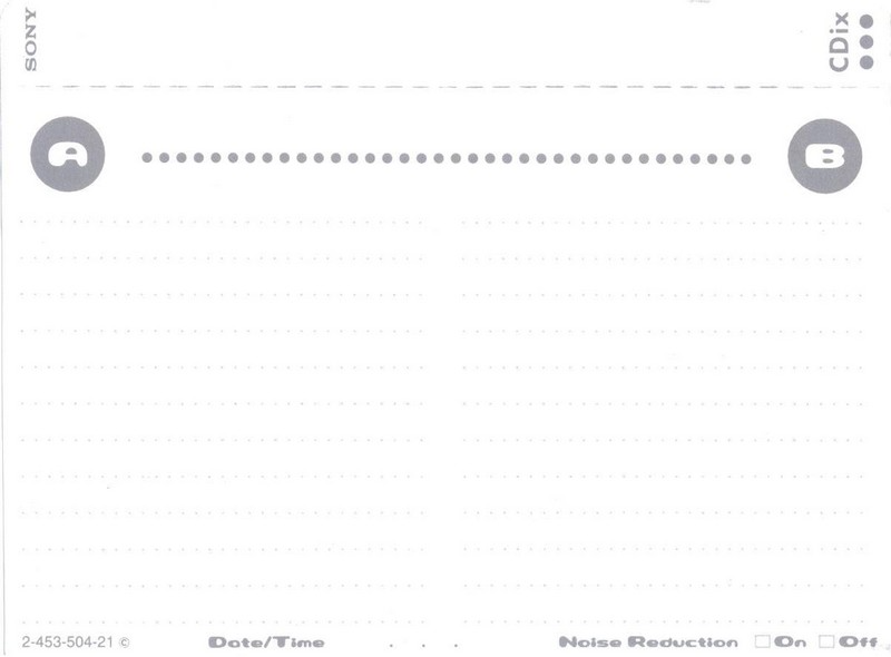 Compact Cassette: Sony  - CDix II 46