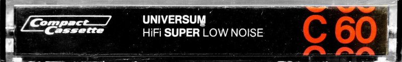 Compact Cassette Universum Super 60 Type I Normal 1979 Europe