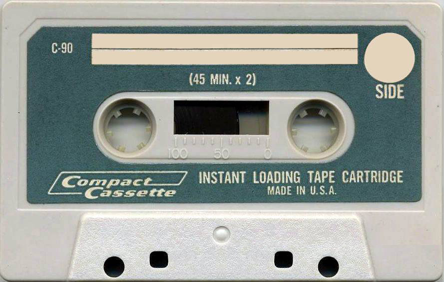 Compact Cassette Audio Magnetics 90 Type I Normal 1970 USA