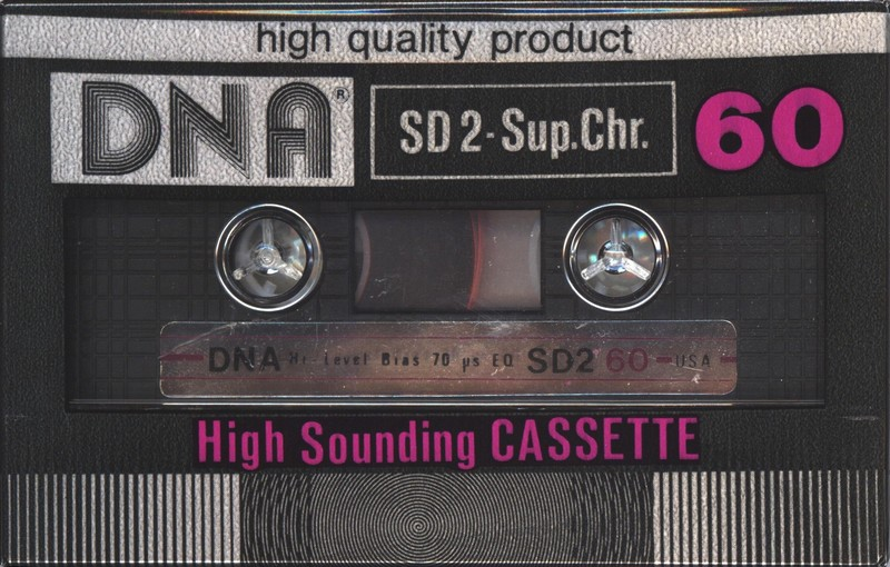 Compact Cassette DNA 60 Type II Chrome USA