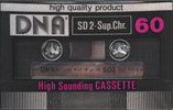 Compact Cassette DNA 60 Type II Chrome USA