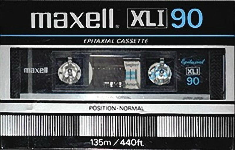 Compact Cassette Maxell XLI 90 Type I Normal 1982 Europe