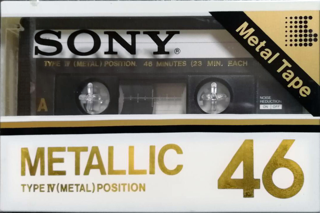 Compact Cassette Sony Metallic 46 Type IV Metal 1982 Japan