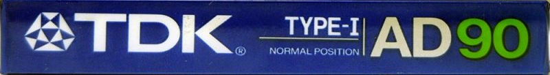 Compact Cassette TDK AD 90 Type I Normal 1986 Australia, Europe