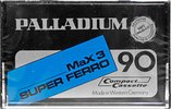Compact Cassette Palladium Super Ferro Max 3 90 Type I Normal 1981 Europe