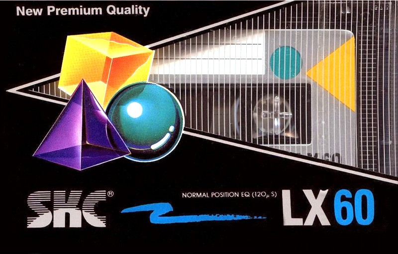 Compact Cassette SKC LX 60 Type I Normal 1990 Europe