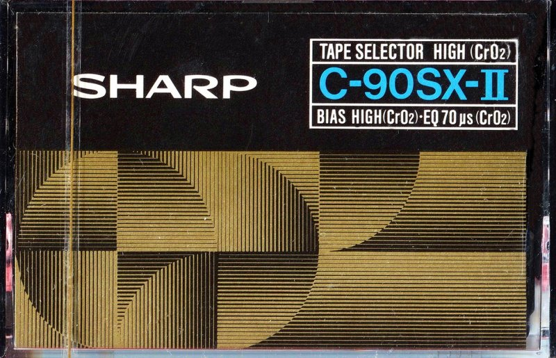 Compact Cassette Sharp SX 90 Type II Chrome 1979 Worldwide