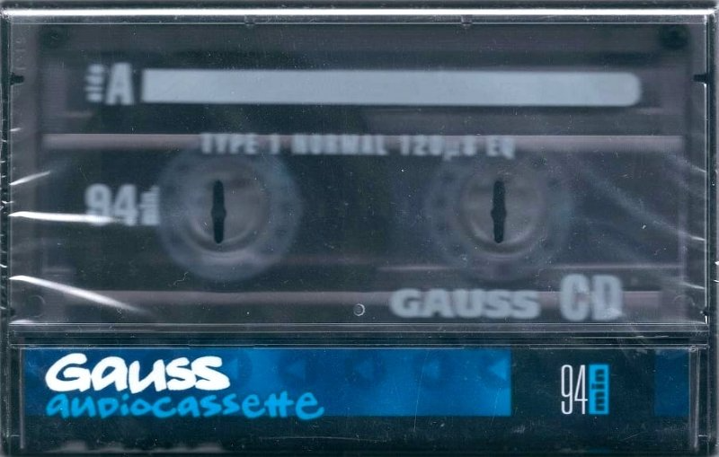 Compact Cassette Gauss CD 94 Type I Normal 2000 Latin America