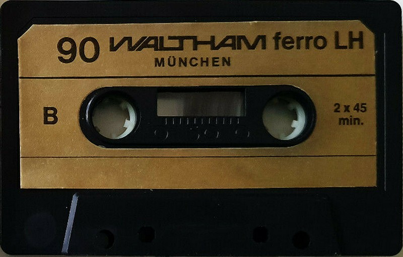 Compact Cassette Waltham 90 "LH" Type I Normal 1979 Germany