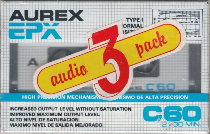 3 pack: Unknown Aurex - EPX 90