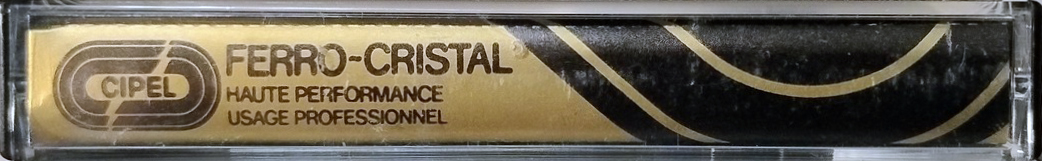Compact Cassette Cipel Ferro-cristal 60 Type I Normal 1980 France