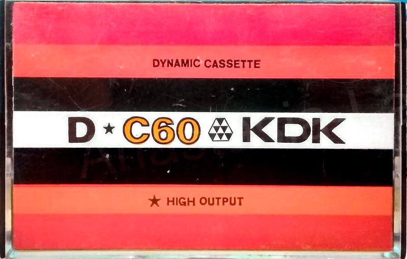 Compact Cassette KDK D 60 Type I Normal 1973 Worldwide