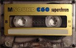 Compact Cassette M Sound 60 "superchrom" Type II Chrome 1982 Europe