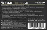 Compact Cassette Fuji FR-IIx Pro 90 Type II Chrome 1989 North America