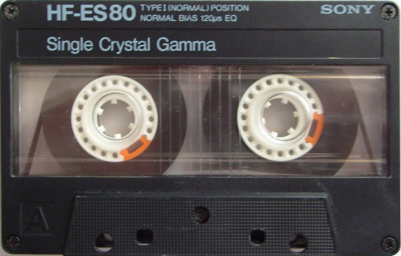 Compact Cassette Sony HF-ES 80 Type I Normal 1986 Japan