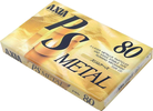 Compact Cassette AXIA PS-Metal 80 "PSMF 80" Type IV Metal 1993 Japan