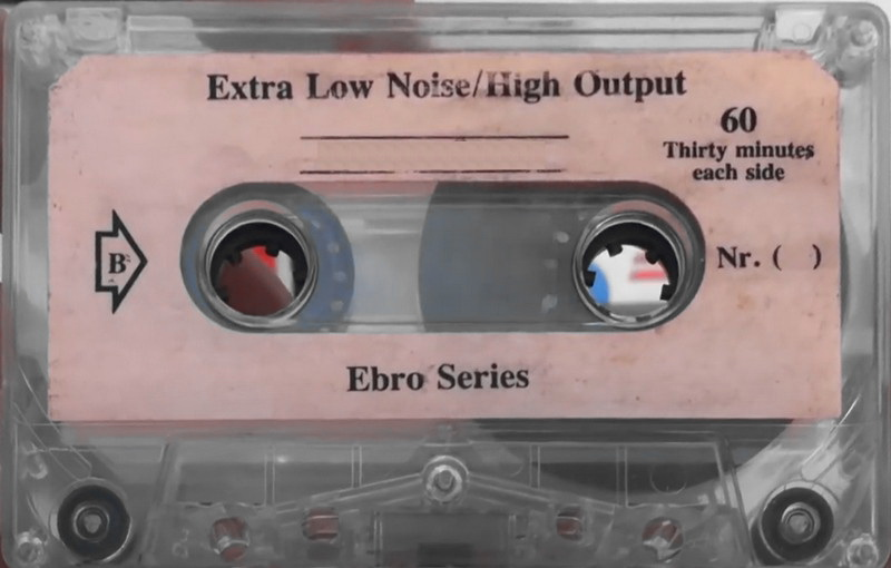 Compact Cassette BASF 60 "Ebro Serie № E-186" Type I Normal USA