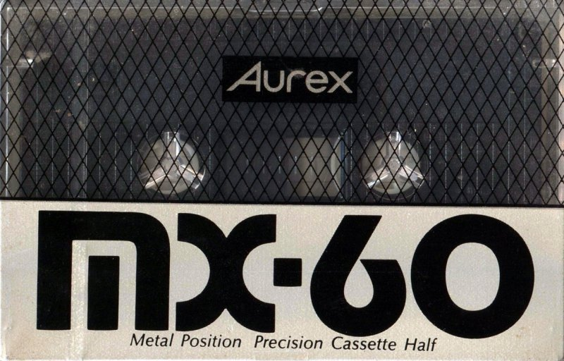 Compact Cassette Aurex MX 60 Type IV Metal 1987 Japan