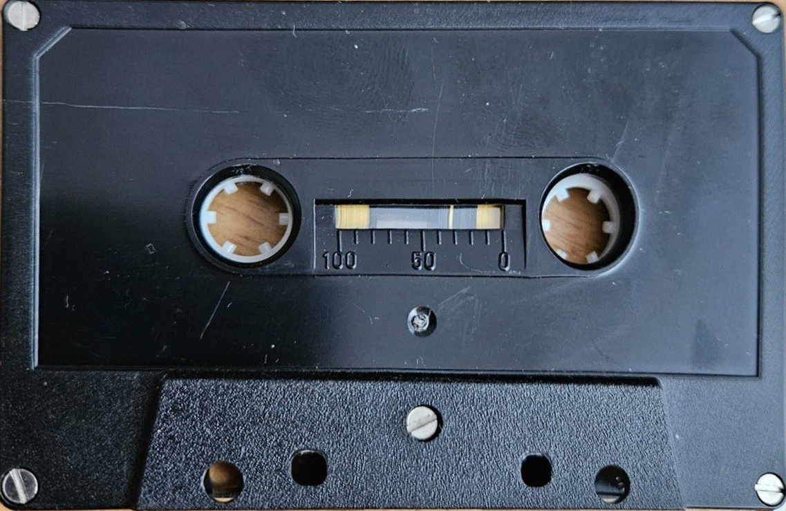 Compact Cassette BASF "DIN-Bezugsband 4,75/3.81 (Cr)" Test Cassette Germany