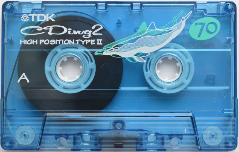 Compact Cassette TDK CDing 2 70 "CD2-70R" Type II Chrome 1998 Japan