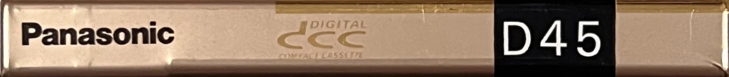 DCC Panasonic 45 "RT-D45A" Type I Normal 1992 North America