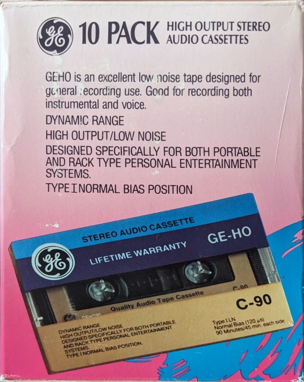 Promo GE / General Electric GE-HO 90 Type I Normal 1988 USA