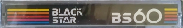 Compact Cassette Black Star BS 60 Type I Normal 1978 Unknown Country