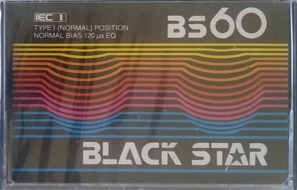 Compact Cassette Black Star BS 60 Type I Normal 1978 Unknown Country