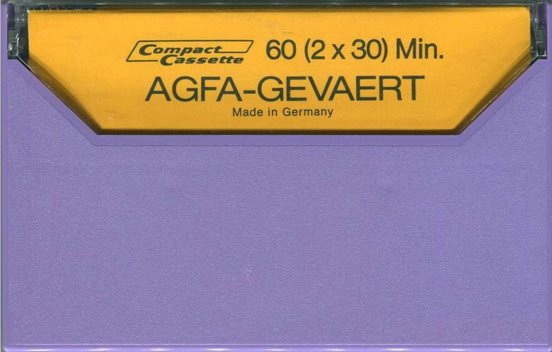 Compact Cassette AGFA LNS 60 Type I Normal 1975 Europe