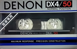 Compact Cassette Denon DX4 50 Type I Normal 1982 Japan