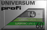 Compact Cassette Universum UFX I-S 60 Type I Normal 1986 Germany