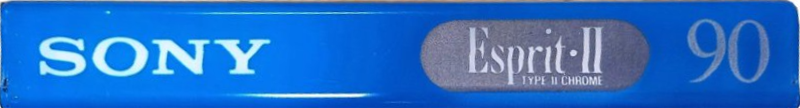 Compact Cassette Sony Esprit 90 "ESP II-90" Type II Chrome 1992 Europe