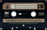 Compact Cassette Grundig Profi-Cassette 90 Type III Ferro Chrome 1974 Europe