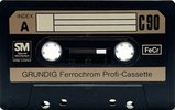 Compact Cassette Grundig Profi-Cassette 90 Type III Ferro Chrome 1974 Europe