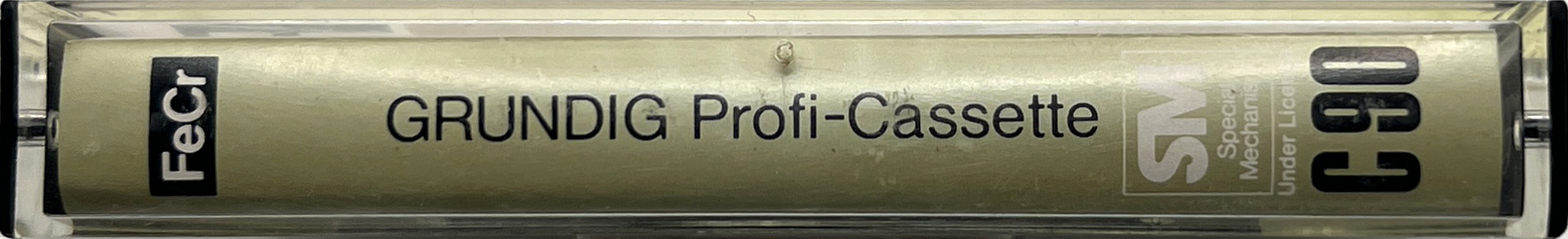 Compact Cassette Grundig Profi-Cassette 90 Type III Ferro Chrome 1974 Europe