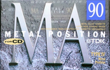 Compact Cassette TDK MA 90 "MA-90A" Type IV Metal 1993 Japan
