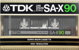 Compact Cassette TDK SA-X 90 Type II Chrome 1984 Europe