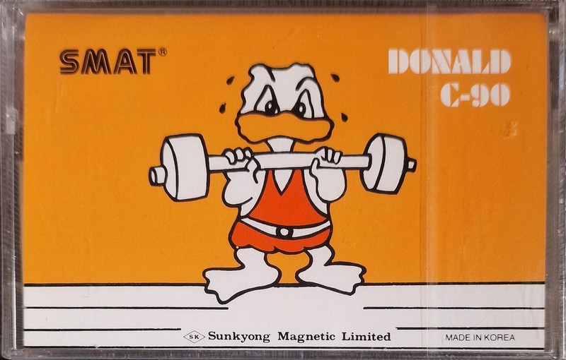 Compact Cassette Smat LN 90 "Donald" Type I Normal 1987 South Korea