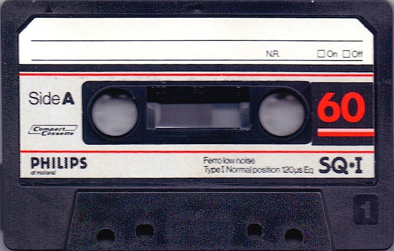 Compact Cassette Philips SQ-I 60 Type I Normal 1984 Europe