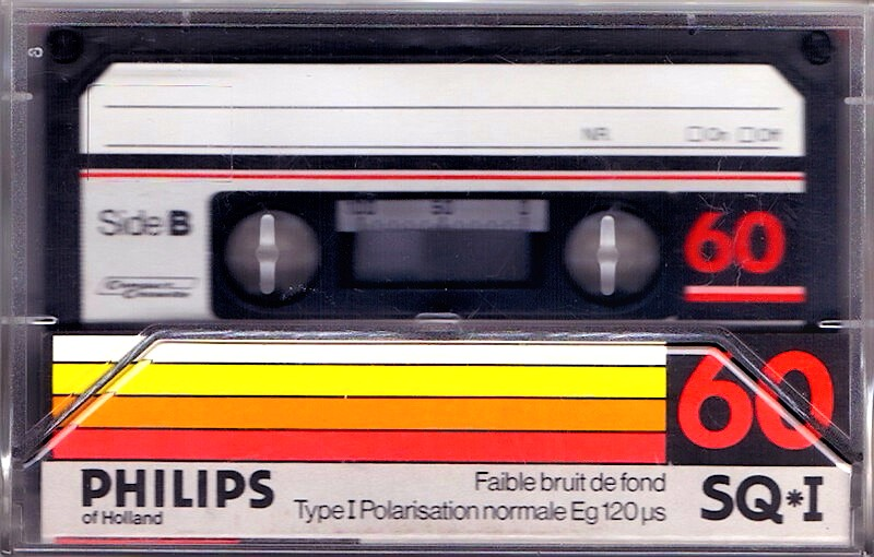 Compact Cassette Philips SQ-I 60 Type I Normal 1984 Europe
