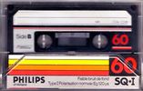 Compact Cassette Philips SQ-I 60 Type I Normal 1984 Europe