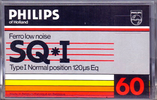Compact Cassette Philips SQ-I 60 Type I Normal 1984 Europe