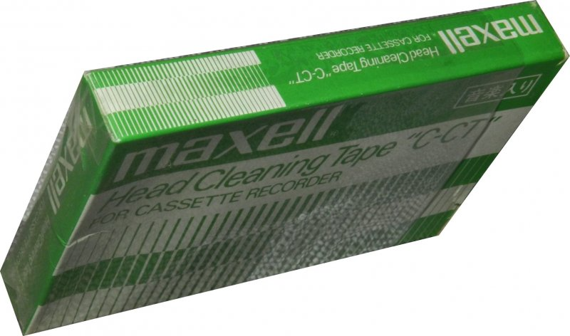 Compact Cassette Maxell "C-CT" Cleaning Cassette 1972 Japan