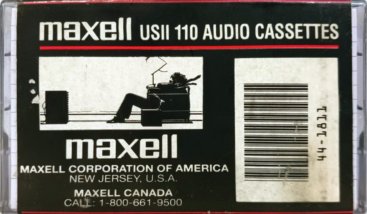 2 pack Maxell US 110 "US II" Type II Chrome 1991 North America