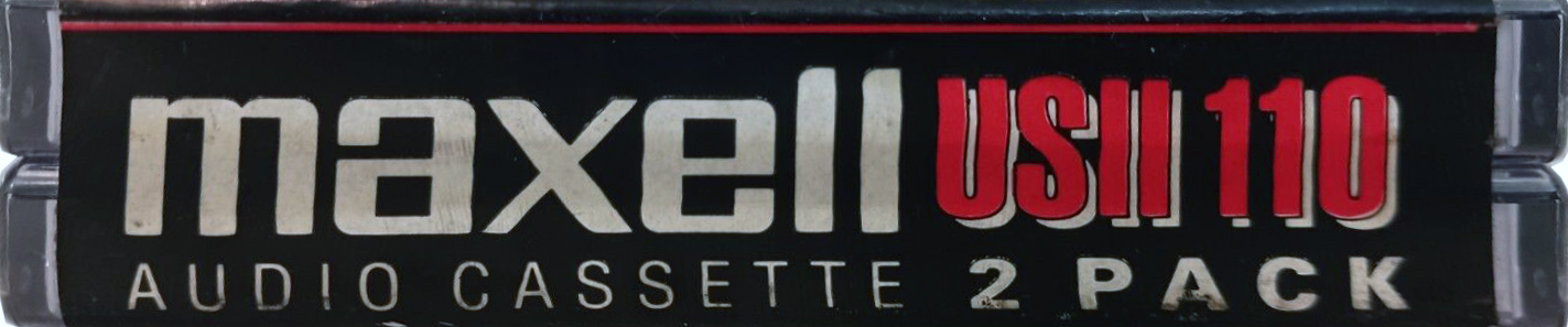 2 pack Maxell US 110 "US II" Type II Chrome 1991 North America