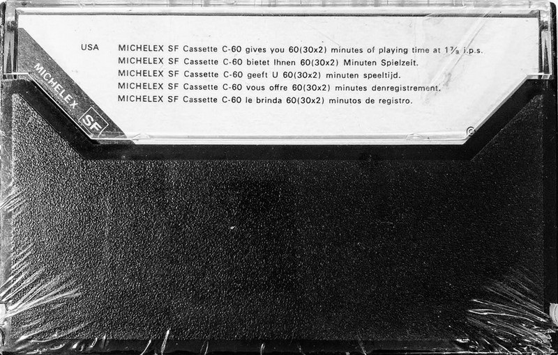 Compact Cassette Michelex Supra-Flux 60 Type I Normal 1982 USA