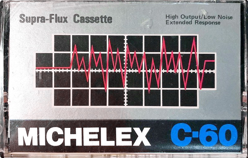 Compact Cassette Michelex Supra-Flux 60 Type I Normal 1982 USA